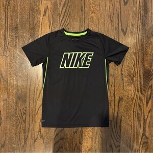 Boys YM Nike dri-fit black tee